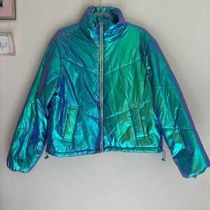 TCEC Iridescent Puffer Jacket